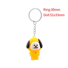 Load image into Gallery viewer, Kpop Bts-Bangtan Boys Keychain Band Member Personalized Cute Cartoon Keychains For Women Men Jewelry Key Chain Bag Car Pendant
