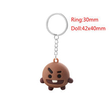 Load image into Gallery viewer, Kpop Bts-Bangtan Boys Keychain Band Member Personalized Cute Cartoon Keychains For Women Men Jewelry Key Chain Bag Car Pendant
