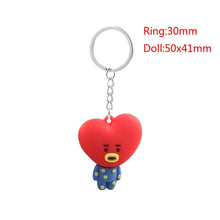 Load image into Gallery viewer, Kpop Bts-Bangtan Boys Keychain Band Member Personalized Cute Cartoon Keychains For Women Men Jewelry Key Chain Bag Car Pendant