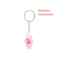 Load image into Gallery viewer, Kpop Bts-Bangtan Boys Keychain Band Member Personalized Cute Cartoon Keychains For Women Men Jewelry Key Chain Bag Car Pendant